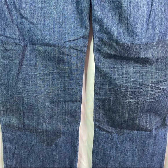 Marc Ecko Dark Blue Lion Embroidered Pocket Bootcut Jeans 40 - Picture 10 of 11